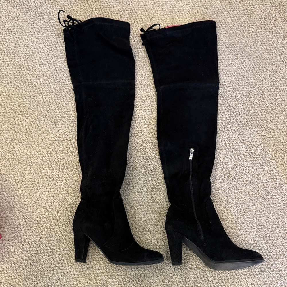 Catherine Malandrino Black Over-the-Knee Boots